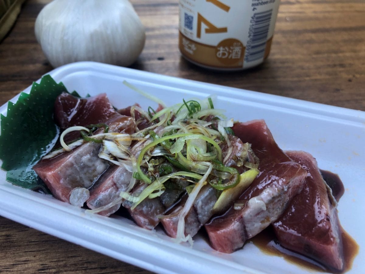 戻り鰹　とろカツオ刺身